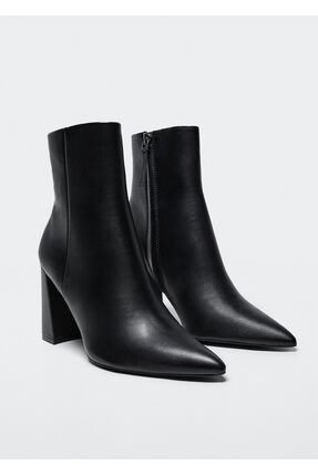 MANGO Siyah Kad n Bot Bootie 37077720 Fiyat Yorumlar Trendyol