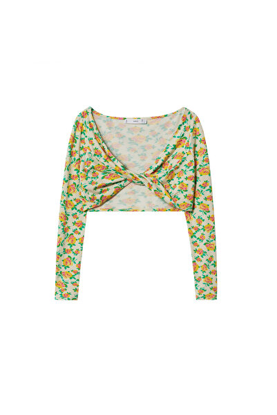 MANGO Woman Γυναικείο Φυσικό T-Shirt