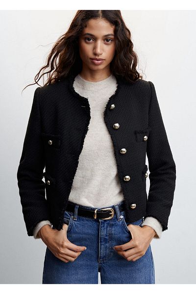 MANGO Woman Black Women's Jacket47050162