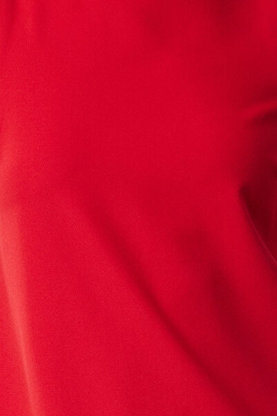 Trendyol Collection Straight Cut Red Dress - TWOSS19FG0063