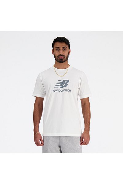 New Balance Sport Essentials Logo T-Shirt - WHITE S/S Top