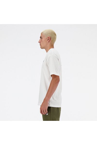 New Balance Sport Essentials Logo T-Shirt - WHITE S/S Top