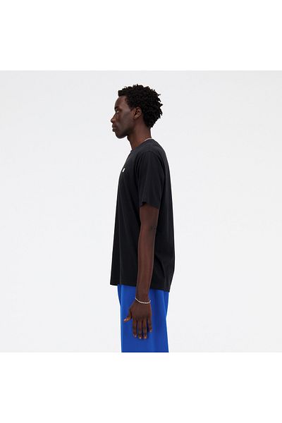 New Balance Černé bavlněné tričko Sport Essentials - S/S