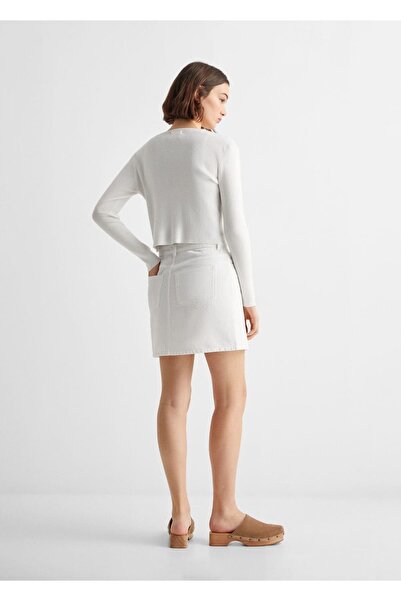 Mango Teen Denim mini etek