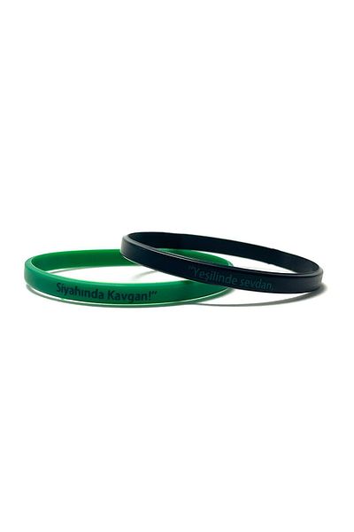 Cix Spor Kocaelispor Licensed Thin Bracelet Green-Black