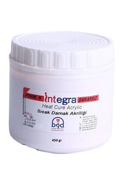 Ankaflex Integra Beyaz Renk Sıcak Damak Akrilik 450 gr & Tamir Işlemi Için Ak...