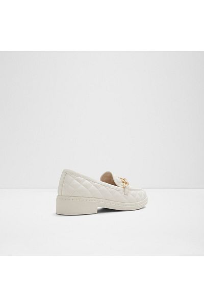 Aldo Waris White Loafers For Women