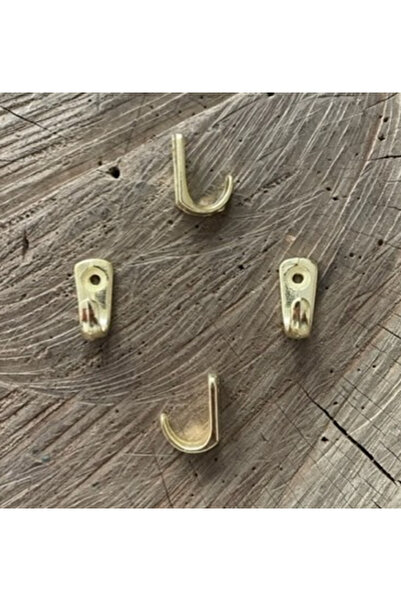 DMR DEKORATİF 2CM MİNİ ASKI PARLAK SARI MİNİ KANCA TESBİH ASKISI 100ADET 2CM