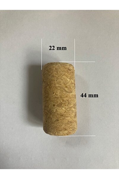 Mantar Şişe 25 Adet Doğal Tıpa Şarap Şişesi Tıpası