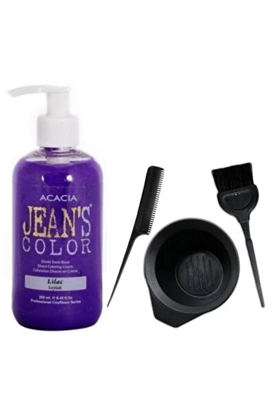 Acacia Saç Boyası Leylak 250ml Ve Fluweel Saç Boya Kabı Seti