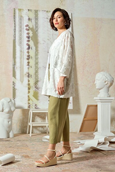 UPGRADE White Pocket Kimono