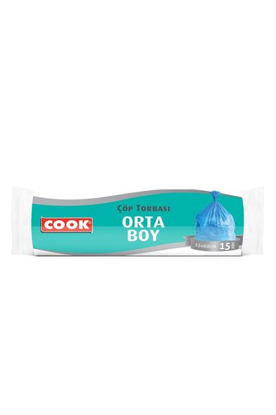 COOK Orta 15'li Çöp Torbası 55x60 cm