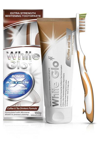 White Glo 100 ml Whitening Toothpaste - Against Moon and Coffee Stains