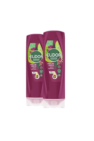 Elidor Energy of Nature Hair Care Cream Avocado and Grape Seed Oil 350 ml x 2 Pieces