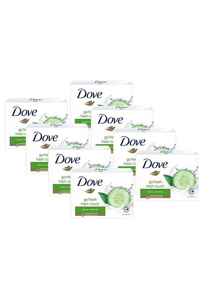 Dove Fresh Touch Moisturizing Beauty Soap - 90g X8 Pieces