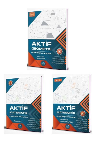 Aktif Yayınları Tyt-ayt 0'dan Başlayanlara Serisi 3 Kitap Sıfırdan Başlayanla...