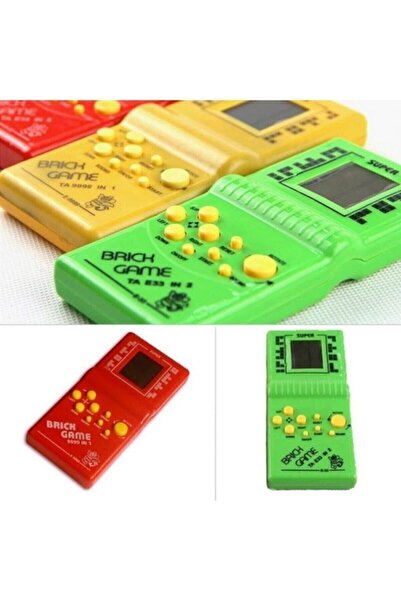 Genel Markalar Nostalji Oyuncak El Atarisi Orjinal Tetris Brick Game Kırmızı Renk