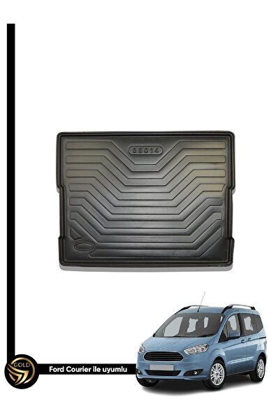 Black Gold Ford Courier 3D Kauçuk Paspas + Bagaj Havuzu Set Dea