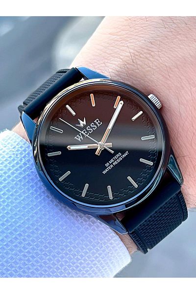 Wesse Unisex Sports Wristwatch with 50 Mt Water Resistant Silicone Cord - WWG.2093.01