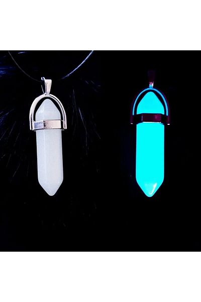 M sadık Trend Fashion Stick Necklace with Natural White Stones