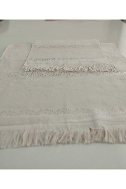 HMZ FiestA Мама і донька Etamın з вишивкою Маленький великий рушник - з бахромою (50x90,30x50)