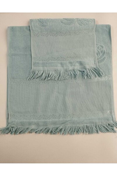 HMZ FiestA Мама і донька Etamın з вишивкою Маленький великий рушник - з бахромою (50x90,30x50)