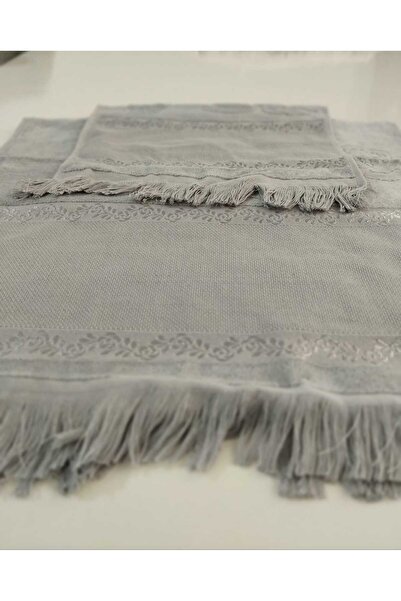 HMZ FiestA Мама і донька Etamın з вишивкою Маленький великий рушник - з бахромою (50x90,30x50)