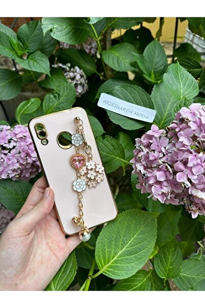 Aksesuarda Moda حافظة لامعة متوافقة مع هاتف Huawei P20 Lite مصنوعة من حجر الز...