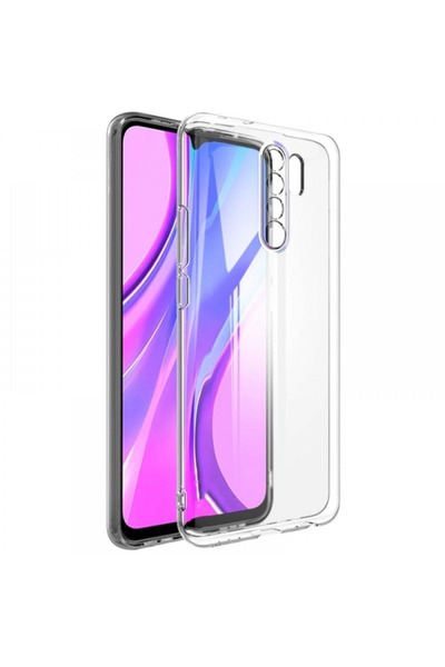 Fibaks Oppo Reno 2z Kılıf Kamera Korumalı Şeffaf Ultra Ince Esnek Renksiz Silikon Kapak