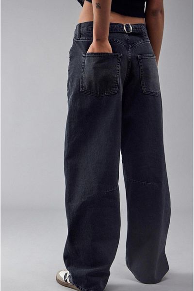 DEEFWEAR Y2k Jean Trousers - Belt Detailed