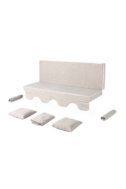 Erinöz Salıncak Minder Takımı 2 Kişilik (Süngerli) - Açık Gri