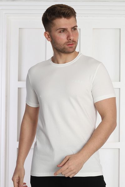 NEED LİFE Green Need Printed Men's Crew Neck T-Shirt