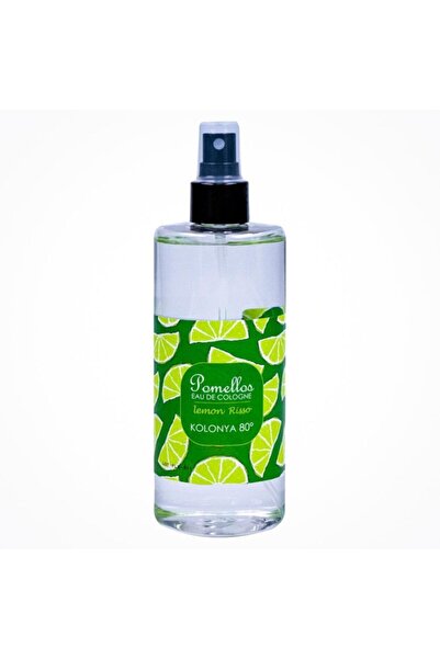 Pomellos Kolonya Lemon Risso 400 ml, Spreyli, 80 Derece, Pet Şişe