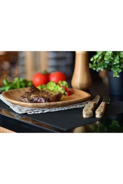 Bambum Penne Square Plate 25 Cm