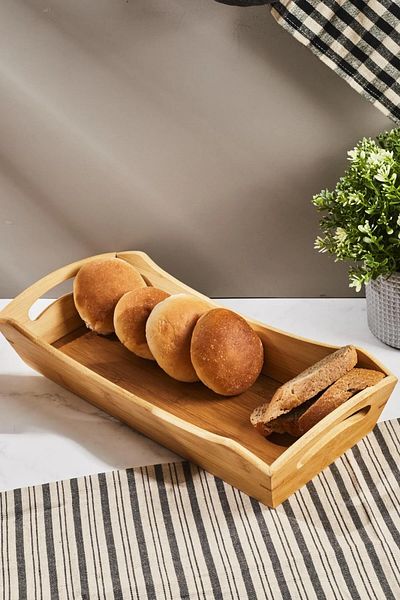 Karçiçeği Home Perotti Bamboo Medium Bread Bowl - 40*18*8cm