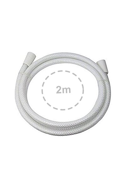yapıtaşı Yt301 Pvc örgülü Duş Hortumu Elektrikli şofben Hortumu Beyaz 2m