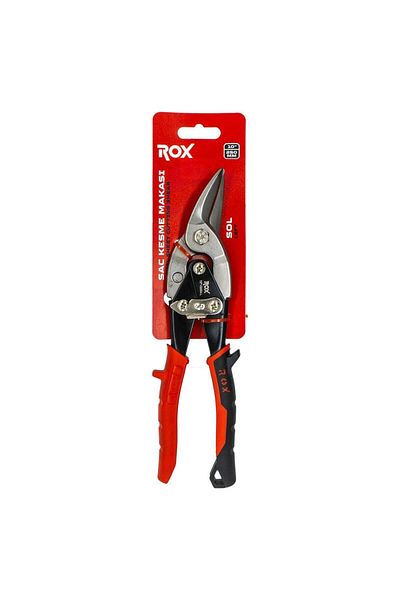 Rox 0253 Articulated Sheet Metal Cutting Scissors 10" 250mm (Left Cut)