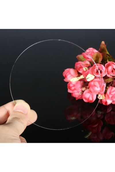 ipeksi pleksi 3mm Round Transparent Plexi 30 cm Diameter 1 Piece