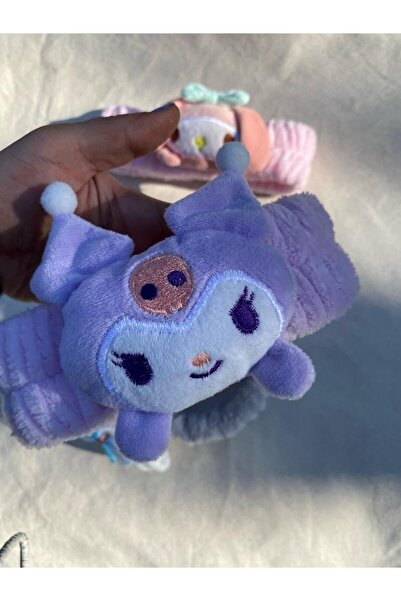 BONANZA Kuromi - My Melody - Cinnamoroll Makyaj Bandanası - Peluş Makyaj Ve M...