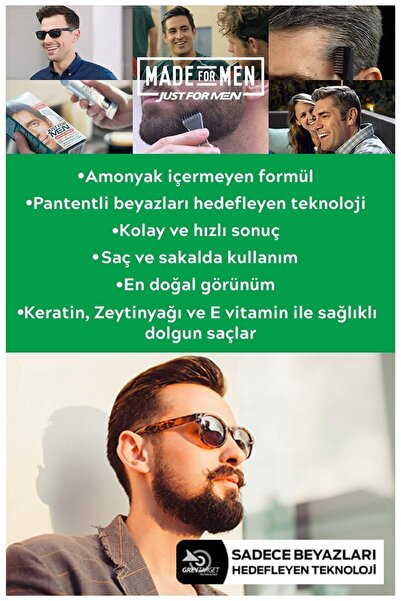 Just For Men Saç Boyası Açık Kahve
