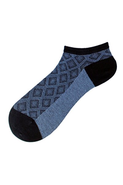 DAYCO Premium Seamless Men's Bamboo Booties Socks 6-Piece Jacquard Assortment Set - 41-45 - 10500-J