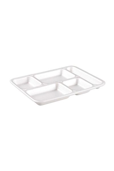 erze Mod 27b 5-Compartment Lidless Foam Container 100 Pieces