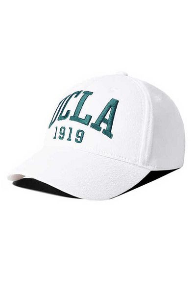 UCLA Ballard White - Light Green Embroidered Hat