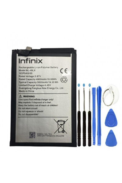 Genel Markalar İnfinix Hot 20s Pil Batarya + Tamir Set Bl-49lx 5000 mAh