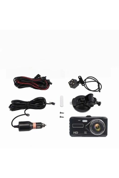 Wevolt Mb-300 1296p 4" Ips Dokunmatik Ekran Araç Içi Çift Kamera Gece Görüşlü. Araç Kamera.