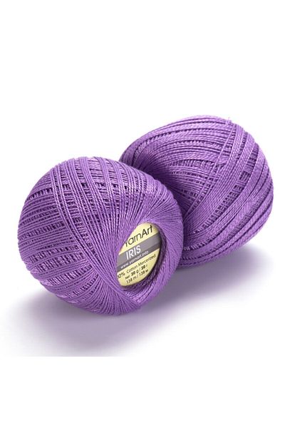 Yarnart Iris - Mercerized Lace Νήμα Λιλά-918