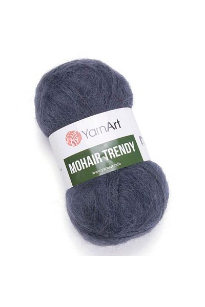 Yarnart Ipi Blue Mohair Trendy Πλεκτό Χέρι - 118