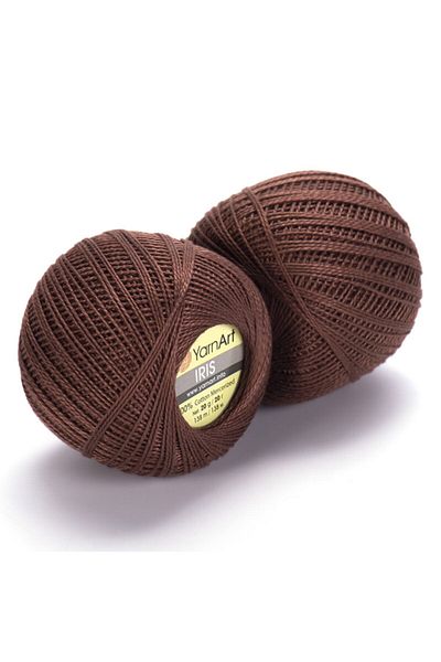 Yarnart Iris - Mercerized Lace Σχοινί Κόκκινο Καφέ-932