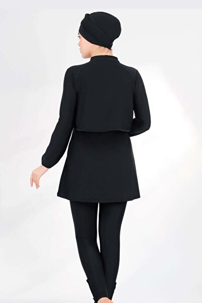 Emayo 2238 Sena Black Hijab Swimsuit with Uv Protection
