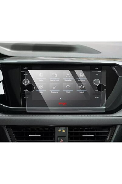 Engo واقي شاشة غير لامع للوسائط المتعددة مقاس 8 بوصات لسيارة فولكس فاجن تايغو